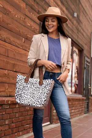 V2022P Vira Printed Versa Tote w/ Interchangeable Straps