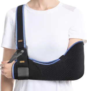 VELPEAU Arm Sling Shoulder Immobilizer for Women and Men, fit Left or Right Arm - Rotator Cuff Support Brace - Medical Sling for Shoulder, Clavicle, Elbow Injury (Comfort type, 2X-Large: Bust 47″-53″)
