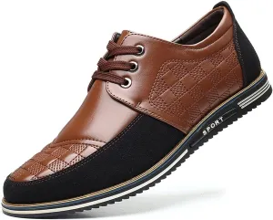 Veslesth Men's Casual Luxury Shoes Sneakers Loafers Comfort Walking Shoes Fashion Driving Shoes Leather Shoes for Male Business Work Office Dress Outdoor