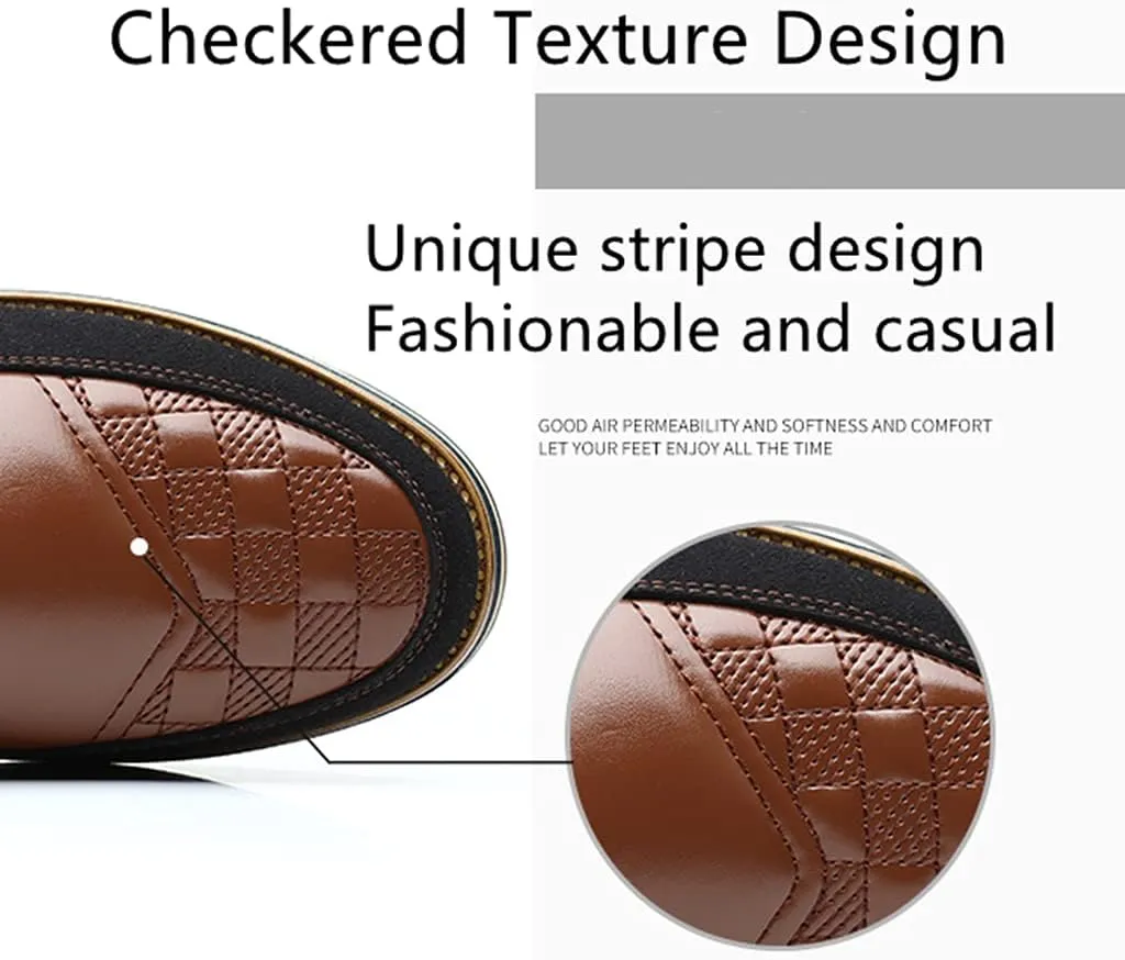 Veslesth Men's Casual Luxury Shoes Sneakers Loafers Comfort Walking Shoes Fashion Driving Shoes Leather Shoes for Male Business Work Office Dress Outdoor