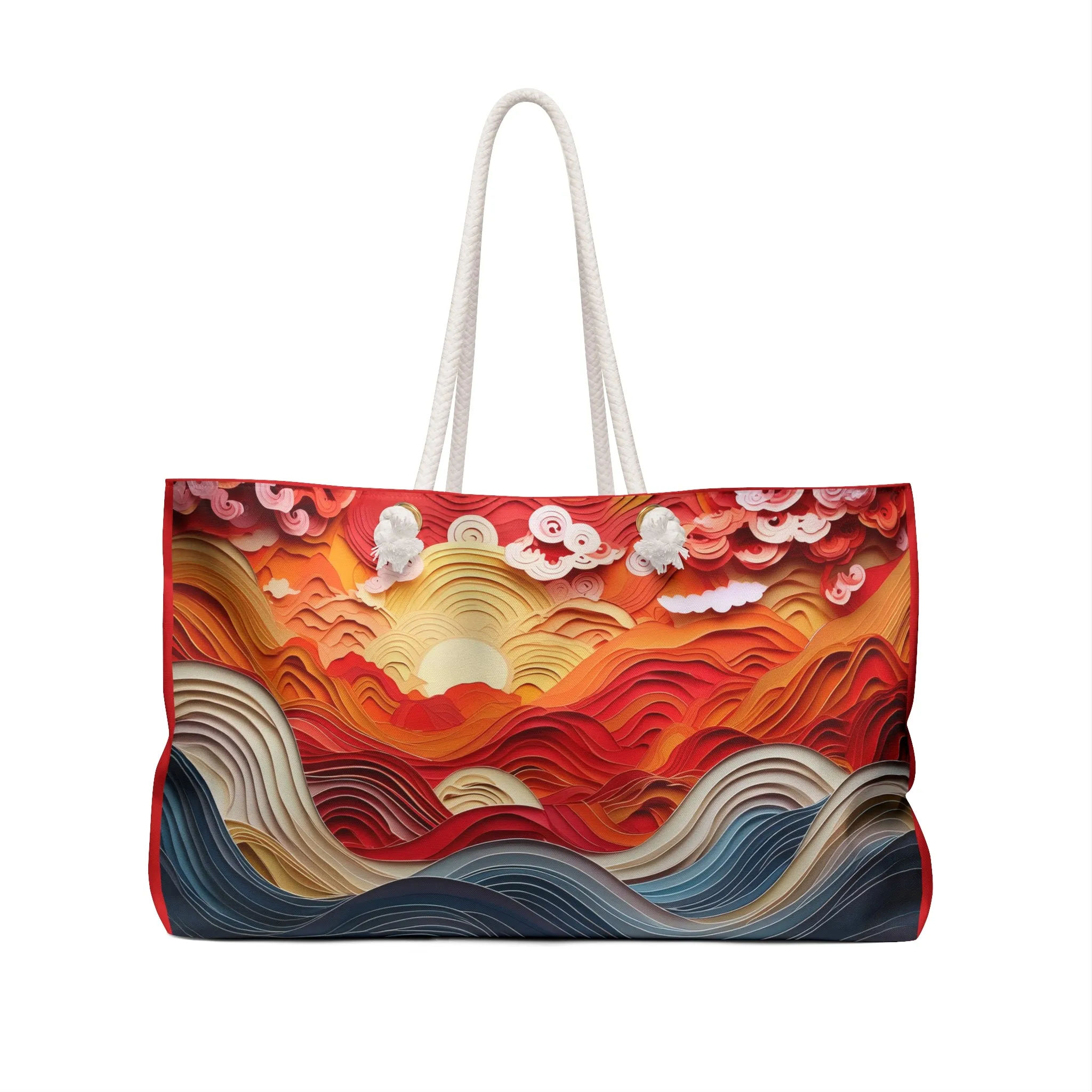 Vibrant Sunrise Weekender Bag