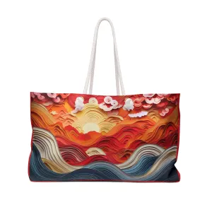 Vibrant Sunrise Weekender Bag