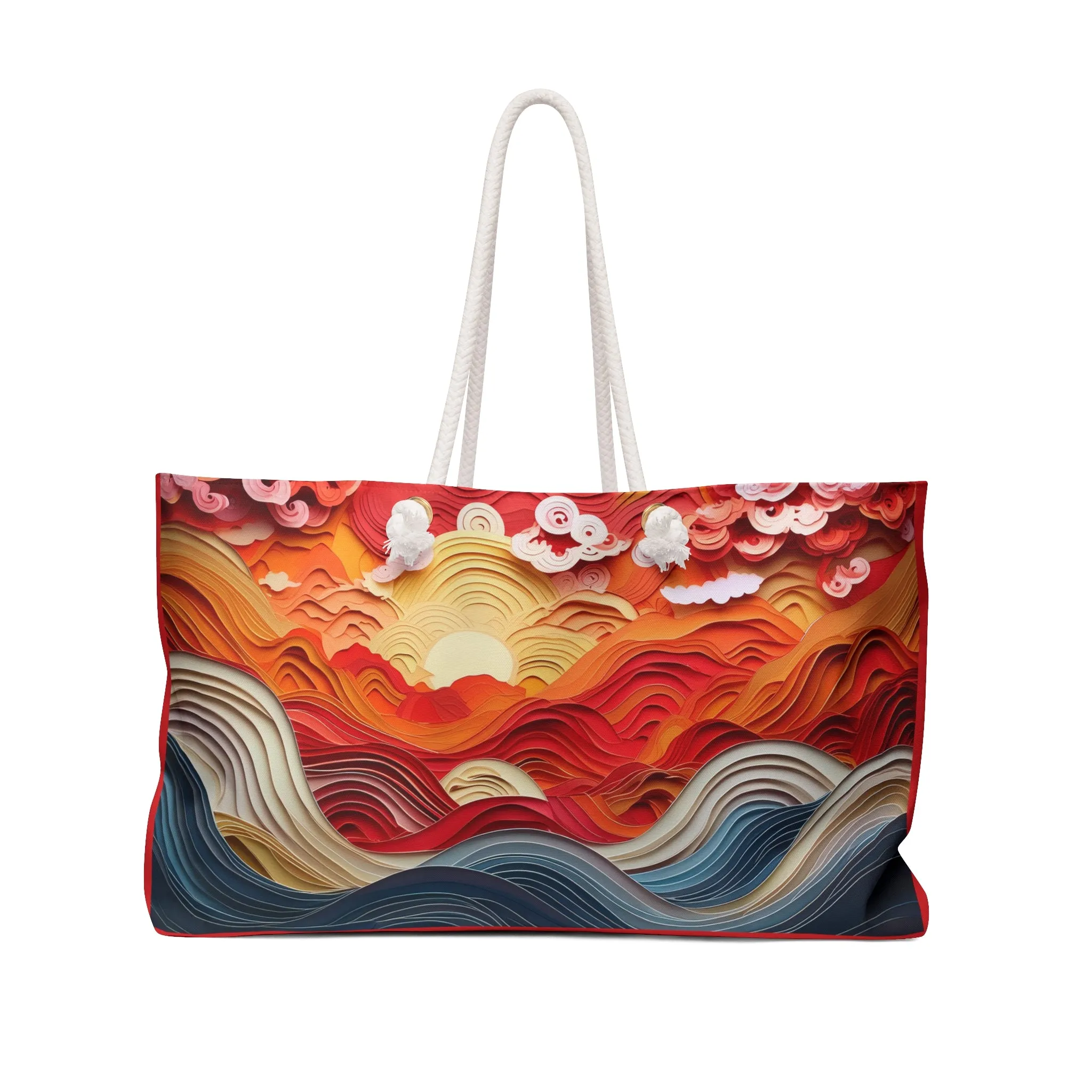 Vibrant Sunrise Weekender Bag
