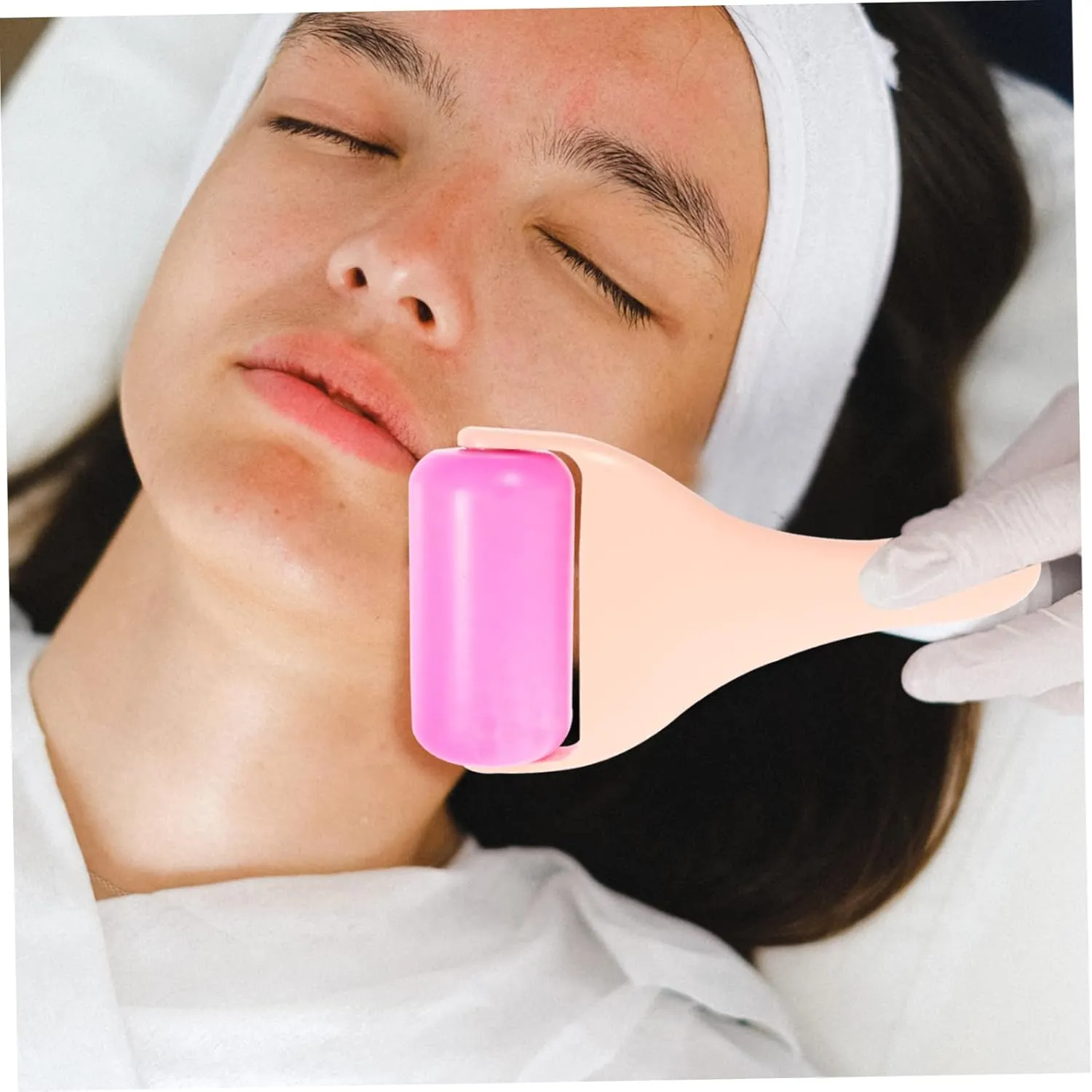 VICASKY Beauty Massage Tools Ice Face Roller Comfortable Face Roller for Eye Facial Anti-Aging Sturdy Eye Massager for Friends