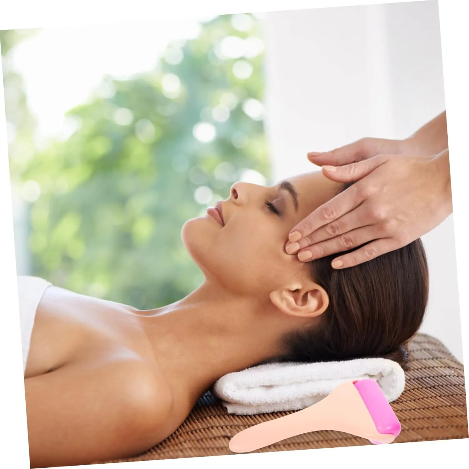 VICASKY Beauty Massage Tools Ice Face Roller Comfortable Face Roller for Eye Facial Anti-Aging Sturdy Eye Massager for Friends