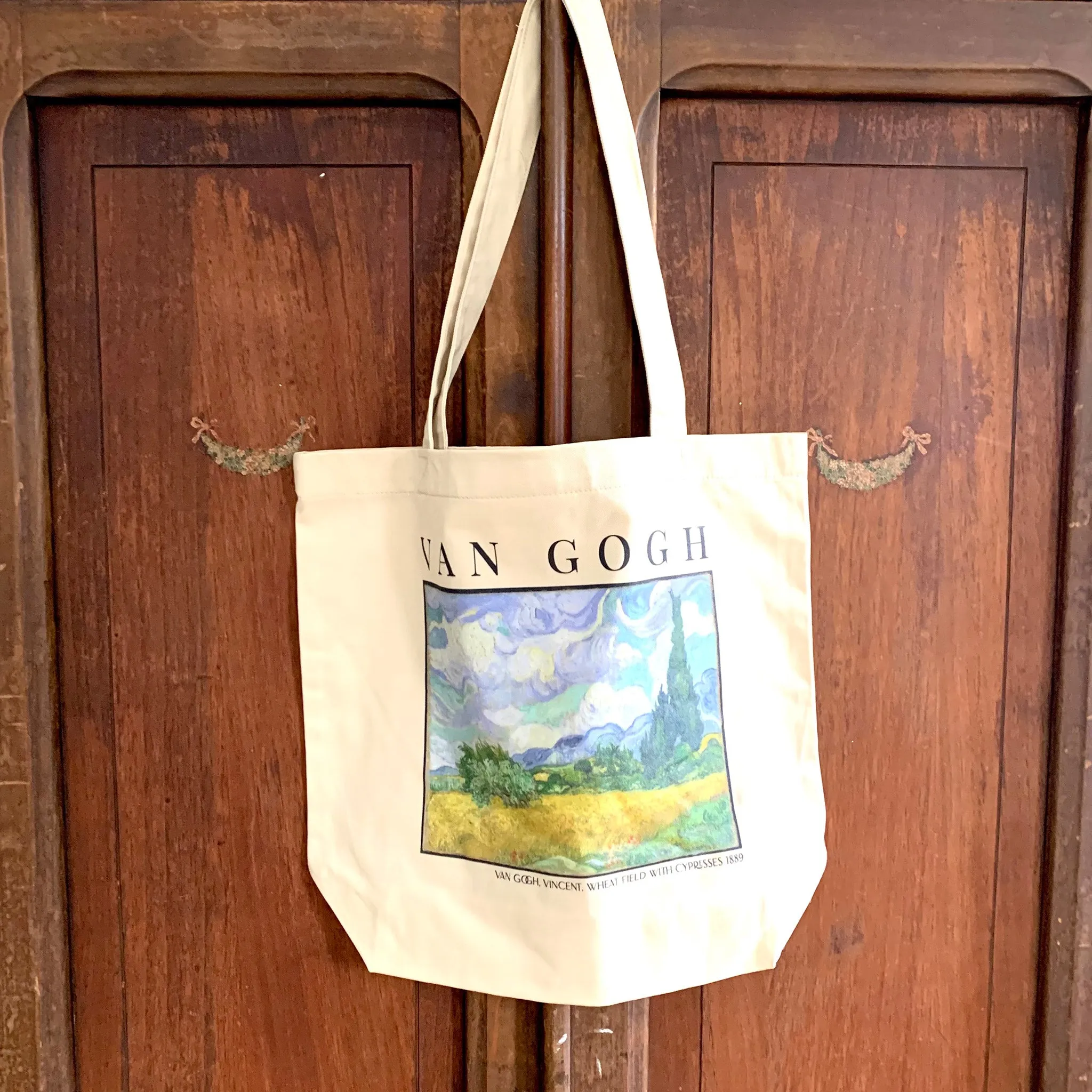 Vincent Van Gogh Wheat Field With Cypresses Eco Tote Bag