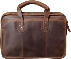 Vintage Travel Bag Handmade Laptop Bag Duffel Bag Business Documents