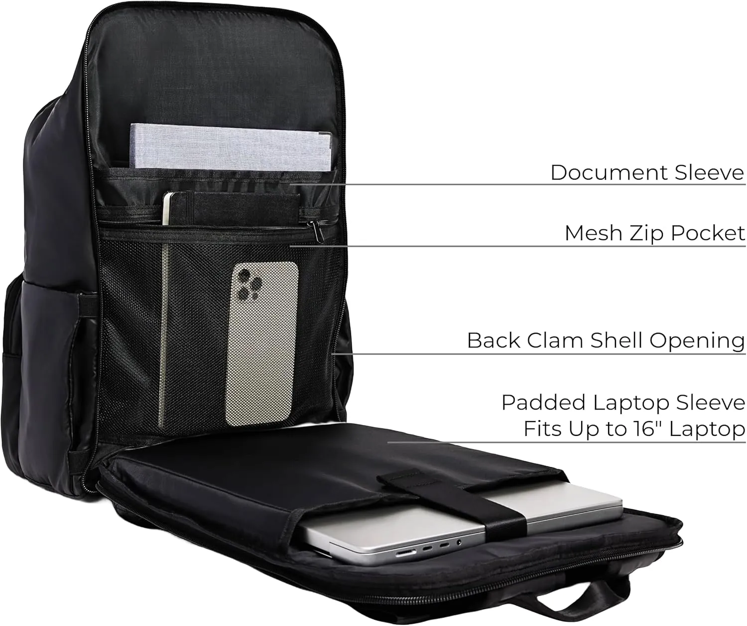 VOORAY 25L 2nd Avenue Backpack, Large - Travel, Gym & Sports Backpack