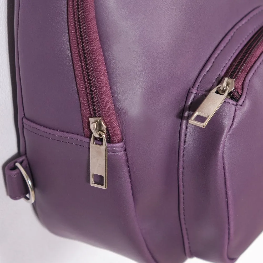 Voyager One Shoulder Sling Backpack Purple