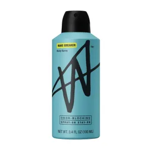 W by jake paul Wave Breaker Body Spray, Odor-Blocking Stay-On Formula, 3.4 Fl Oz