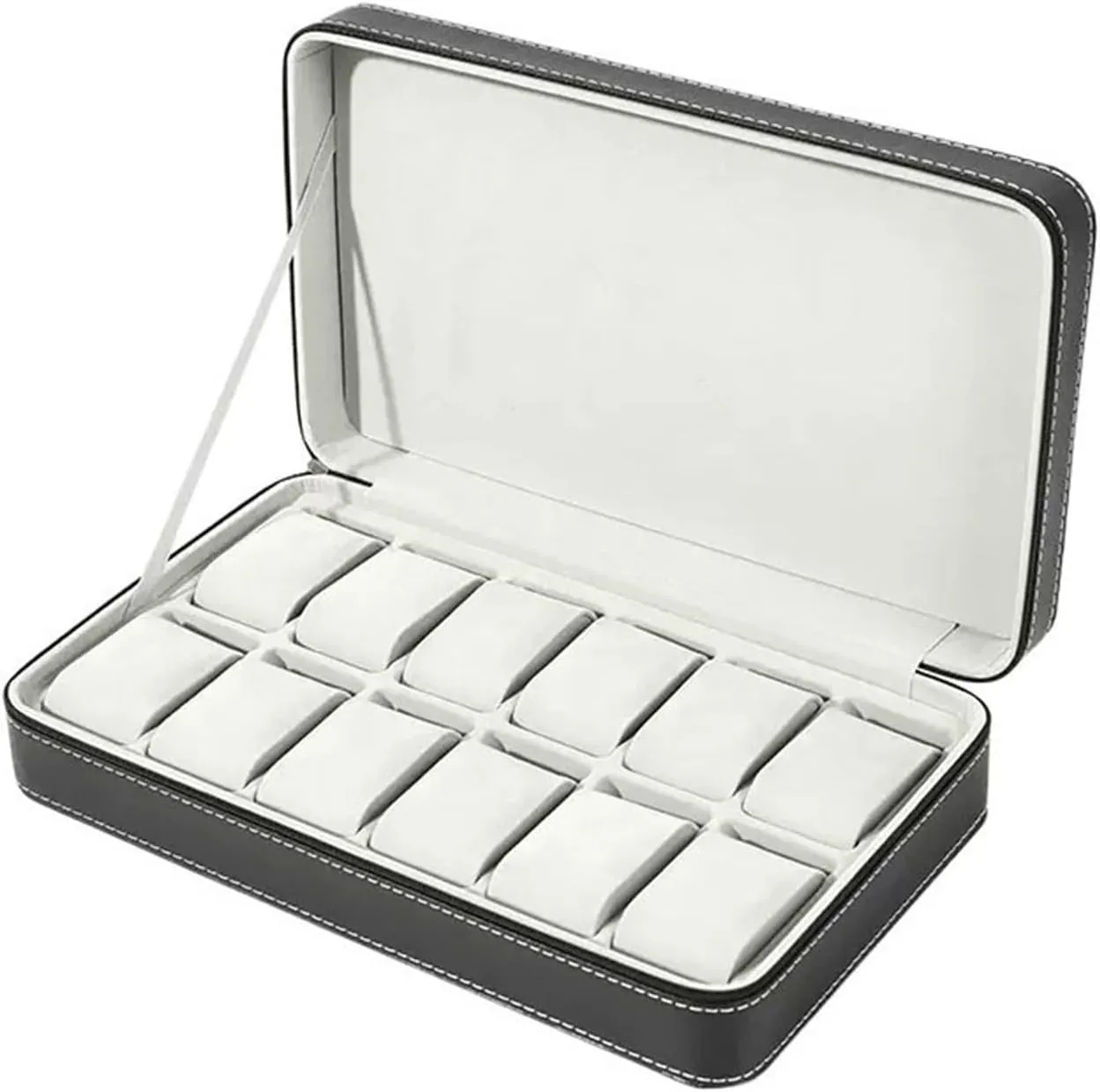 Watch Box 12 Grid Multifunctional Watch Display Trays Watch Collectibles Large Capacity Watch Organizers Watch Storage watch storage box