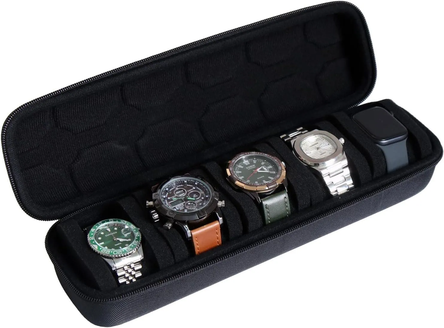 Watch Travel Case for Men and Women Portable Single Watch Storage box and Organizer for Wristwatches and Smart Watches