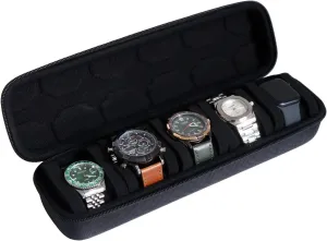 Watch Travel Case for Men and Women Portable Single Watch Storage box and Organizer for Wristwatches and Smart Watches