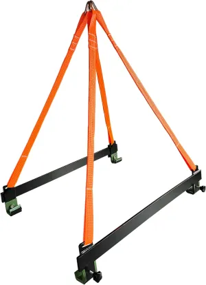 Watercraft Lift Sling,2800lb Watercraft Lift Sling, 43''Water Sling with Heavy Duty Black Powder Layer Steel Bracket, Polyester Sling,Suitable for Personal Life Rafts,PWC,Jet Ski