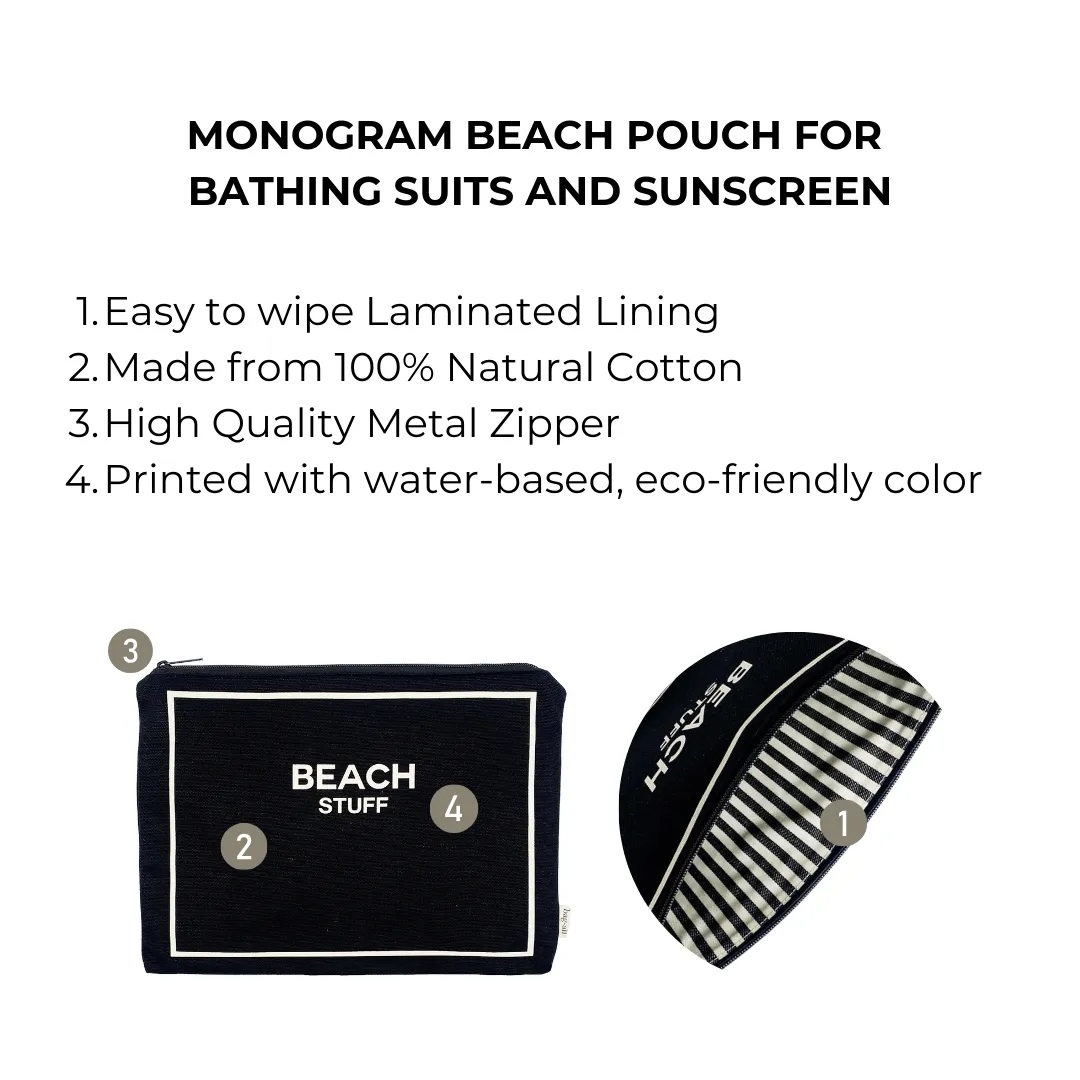 Waterproof Beach Pouch – Black