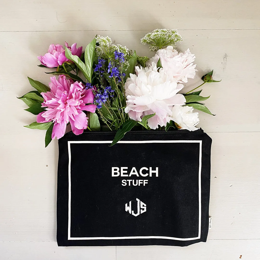Waterproof Beach Pouch – Black
