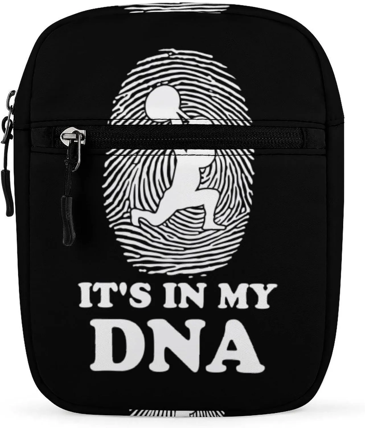 Weight Lifting - It's in My DNA Men's Crossbody Bag Small Messenger Shoulder Bags Sling Pack Gift for Women