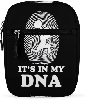 Weight Lifting - It's in My DNA Men's Crossbody Bag Small Messenger Shoulder Bags Sling Pack Gift for Women