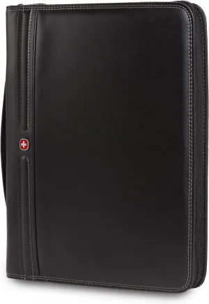 Wenger Concept Zippered Padfolio Envelope Card Holder, Black