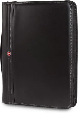 Wenger Concept Zippered Padfolio Envelope Card Holder, Black