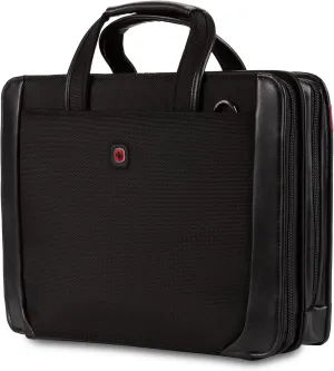 Wenger Luggage Proxy Zippered Laptop Presentation Padfolio, Black, 14-inch (601675)