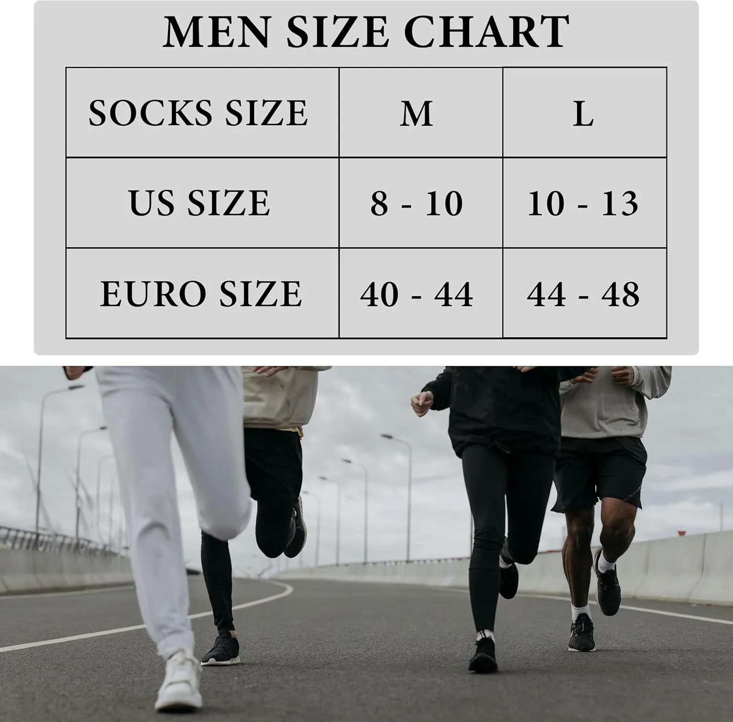 Wildarms Mens Compression Socks with Cushion & Arch Support - Moisture-Wicking Anti-Blister for Running, Gym, Hiking