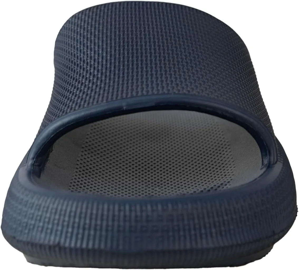Wingu Pillow Slippers for Women and Men - Non-Slip EVA Shower Sandals | Thick 1.77-Inch Sole Slides for Indoor & Outdoor | Cloud Comfort, Quick-Dry, Lightweight House Shoes