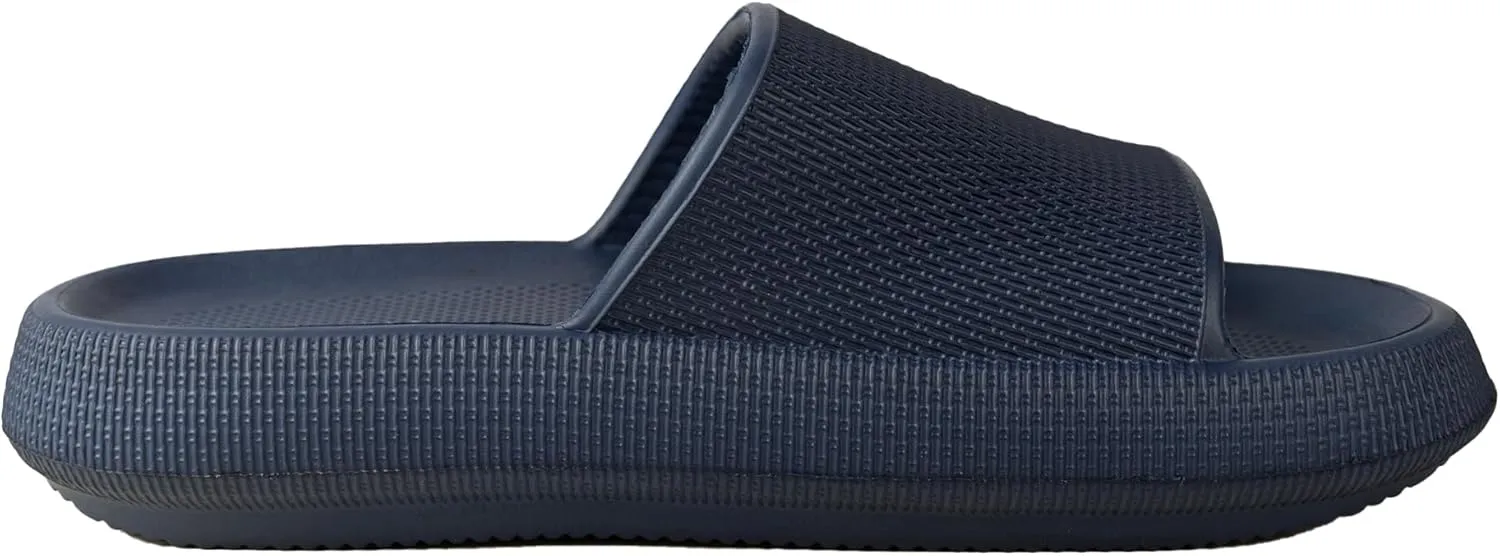 Wingu Pillow Slippers for Women and Men - Non-Slip EVA Shower Sandals | Thick 1.77-Inch Sole Slides for Indoor & Outdoor | Cloud Comfort, Quick-Dry, Lightweight House Shoes