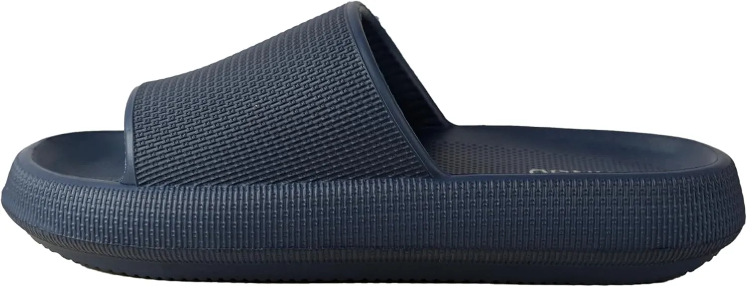 Wingu Pillow Slippers for Women and Men - Non-Slip EVA Shower Sandals | Thick 1.77-Inch Sole Slides for Indoor & Outdoor | Cloud Comfort, Quick-Dry, Lightweight House Shoes