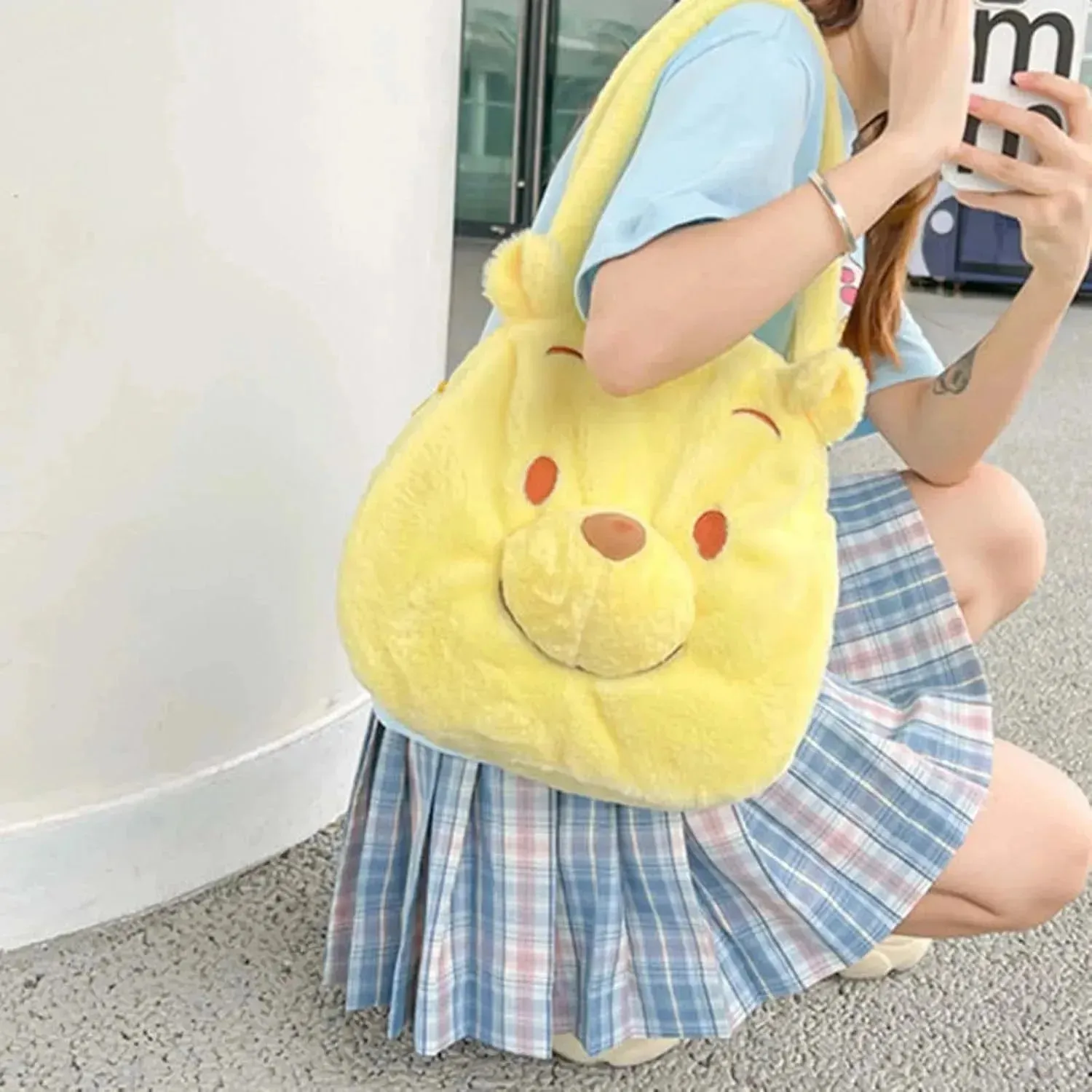 Winnie The Pooh Plush Shoulder Bag
