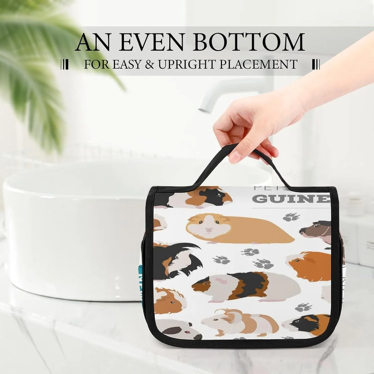 Women Hanging Toiletry Wash bag, Travel Cosmetic Storage Case Organizer