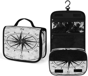 Women Hanging Toiletry Wash bag, Travel Cosmetic Storage Case Organizer