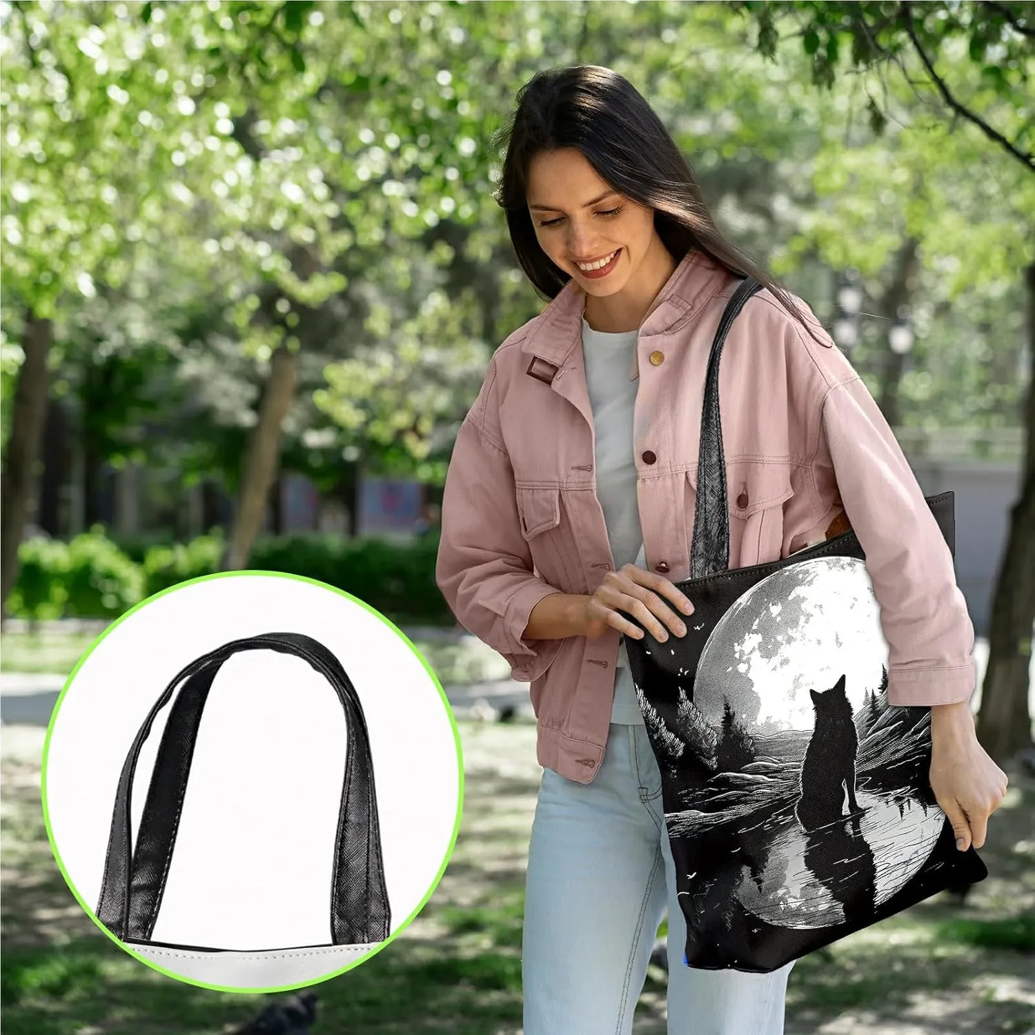 Women Hobo Handbag Small Tote Bag Beach Travel Bag