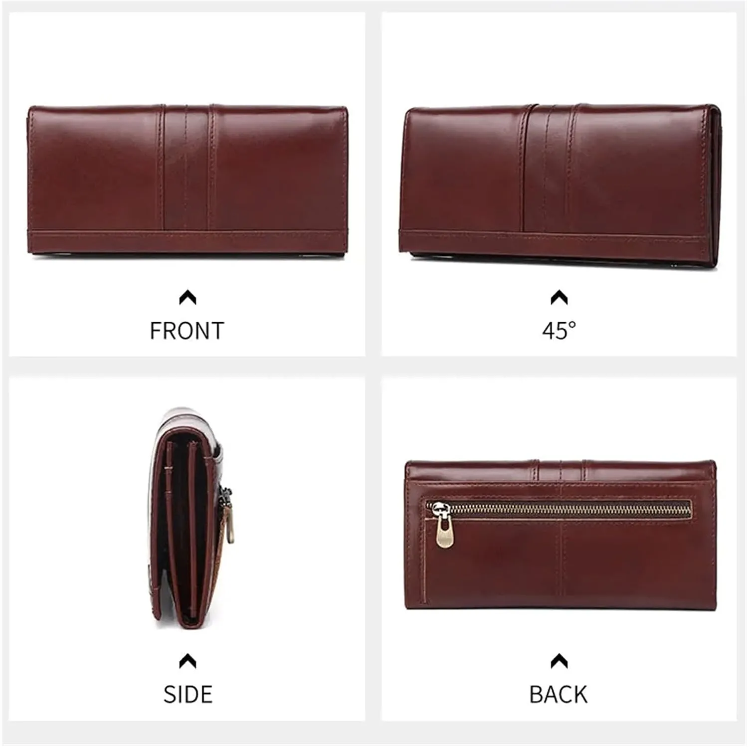 Women Leather Wallet Long Multifunction Business Card Holder Purse Brand Fashion Female Purse purse