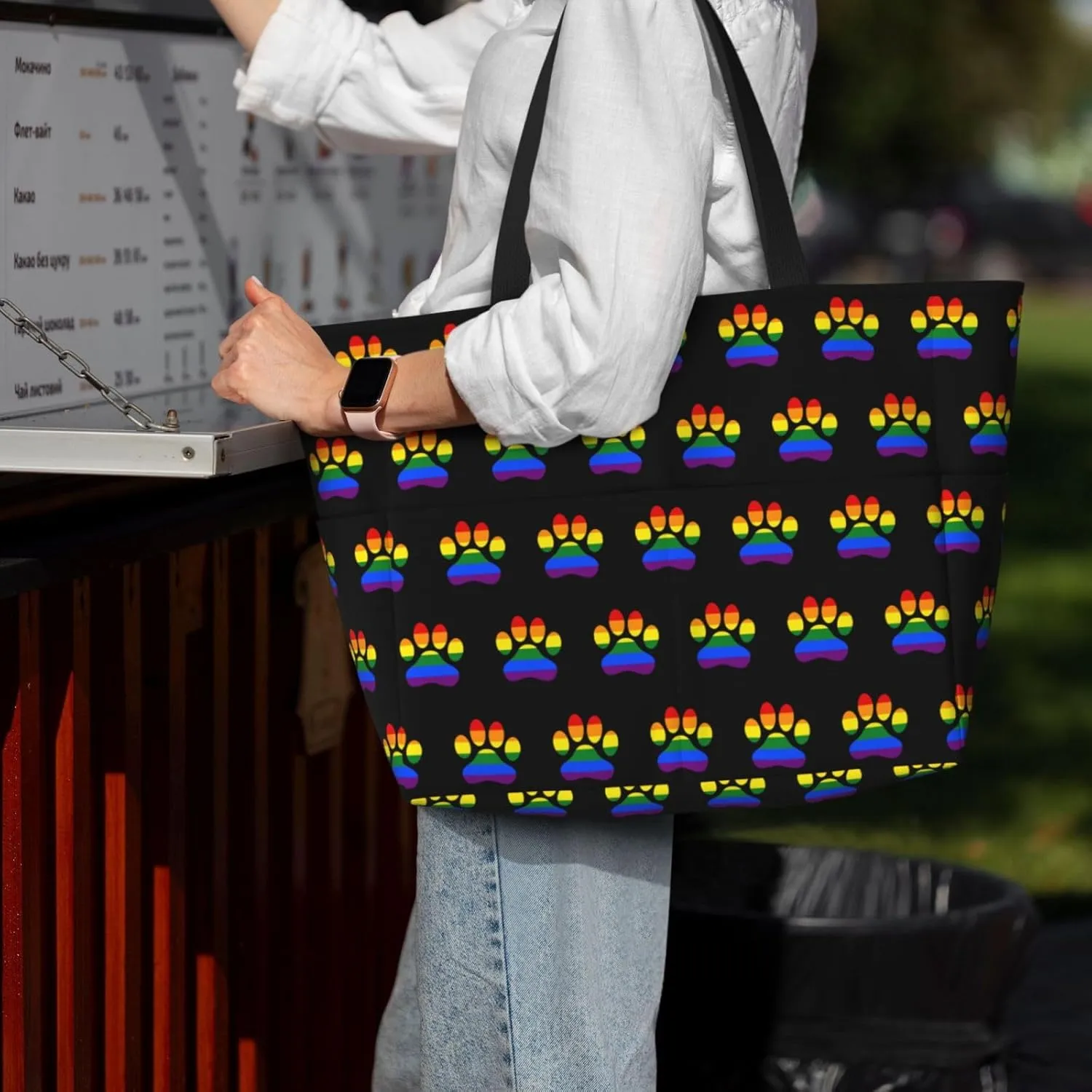 Women's Beach Travel Bags Large Waterproof Tote Bag with Pockets Sandproof Handbag for Beach Gym Vacation