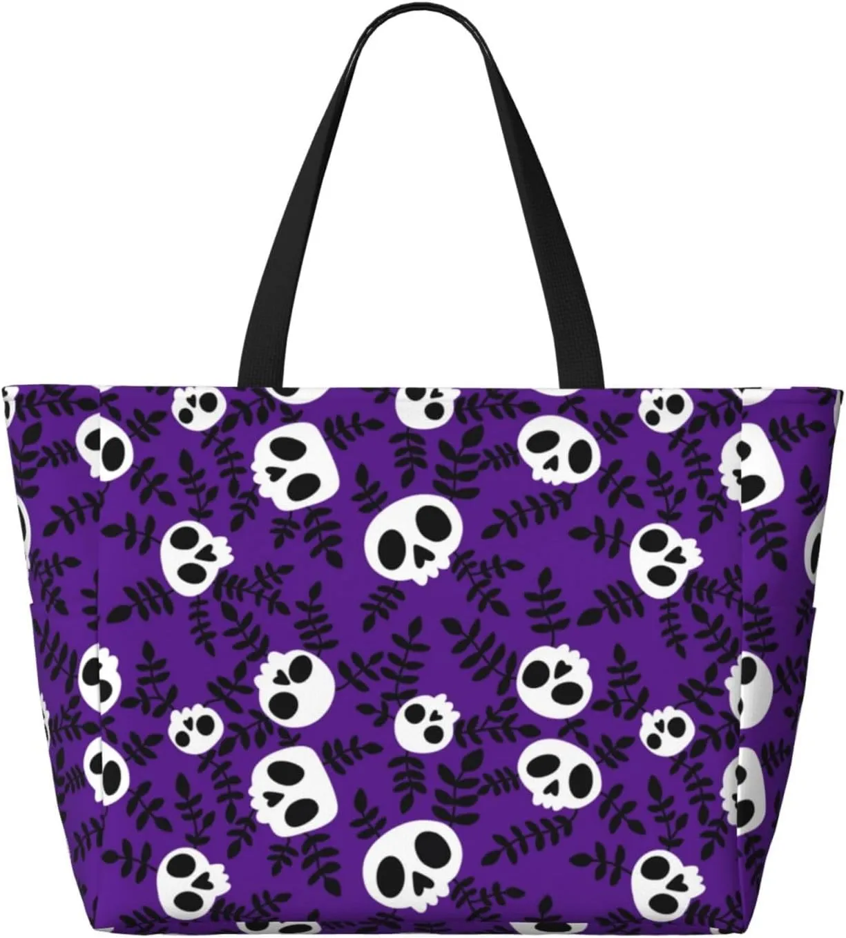 Women's Beach Travel Bags Large Waterproof Tote Bag with Pockets Sandproof Handbag for Beach Gym Vacation