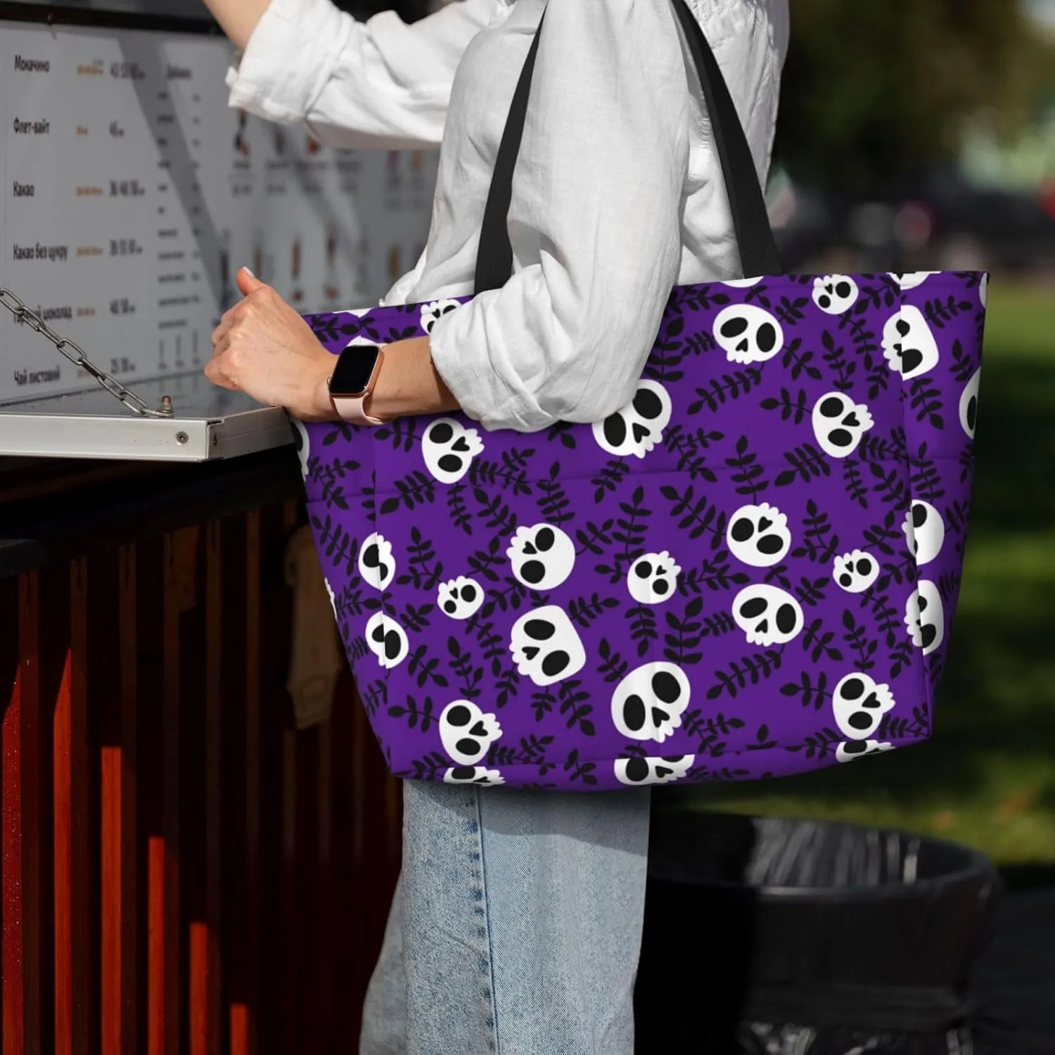 Women's Beach Travel Bags Large Waterproof Tote Bag with Pockets Sandproof Handbag for Beach Gym Vacation