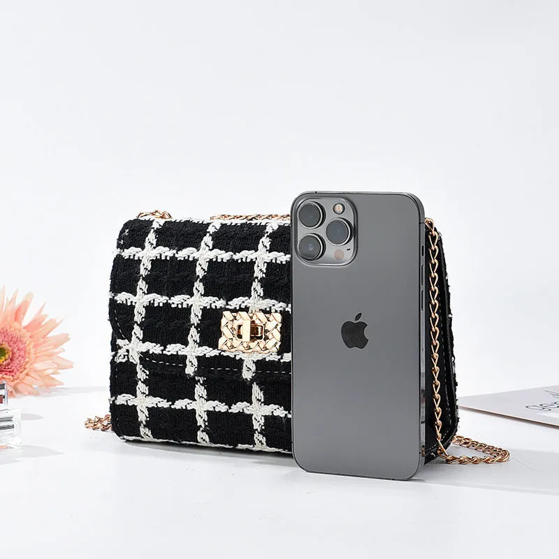 Women's Fashion Chain Western Style Simple Shoulder Bags