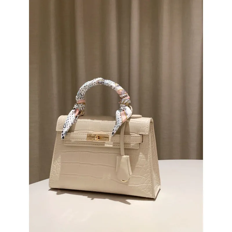 Women's High Texture Light Luxury Gold Kelly Crossbody Bags