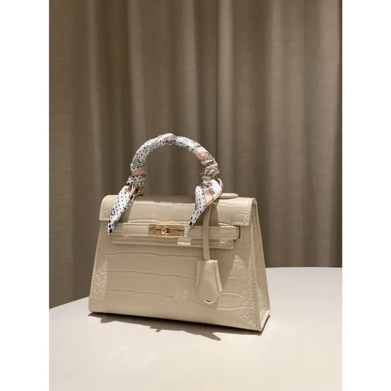 Women's High Texture Light Luxury Gold Kelly Crossbody Bags