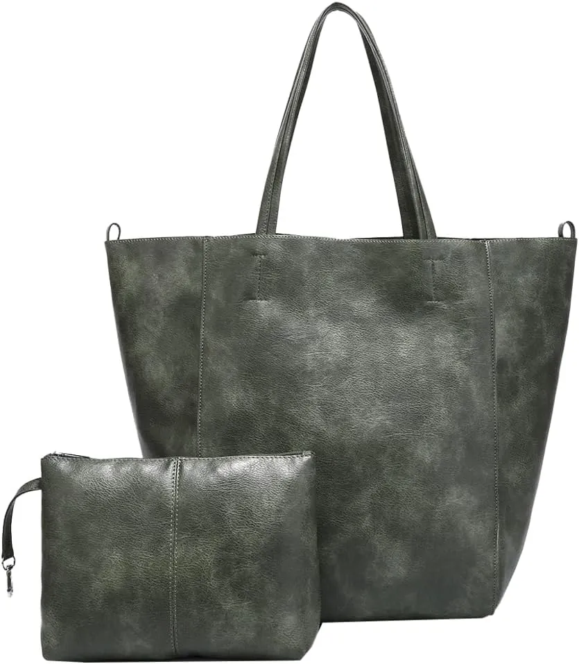 Women's Hobo Bag PU Leather Shoulder Bag Glossy Handbag Underarm Purse Top Handle Satchels Large Totes