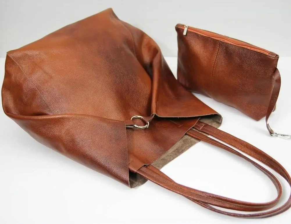 Women's Hobo Bag PU Leather Shoulder Bag Glossy Handbag Underarm Purse Top Handle Satchels Large Totes