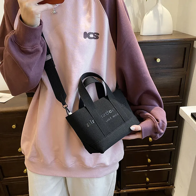 Women's Korean Style Large Capacity Totes Shopping Personalized Crossbody Bags