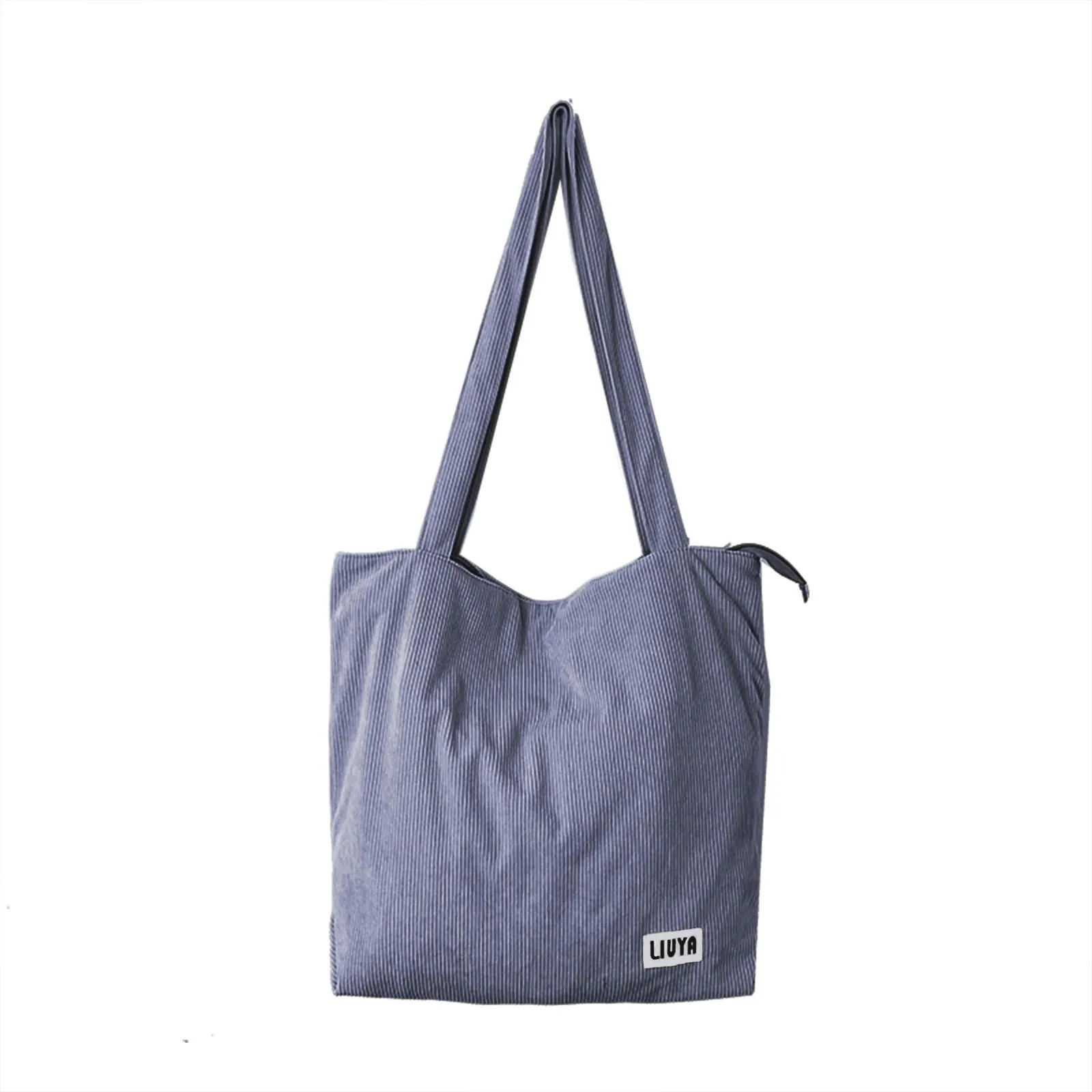 Women's Large Capacity Totes Shopping Corduroy Canvas Shoulder Bags