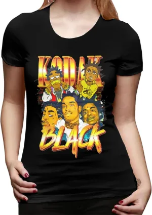 Women's Loose Novelty Short-Sleeve Crewneck T-Shirt Tops