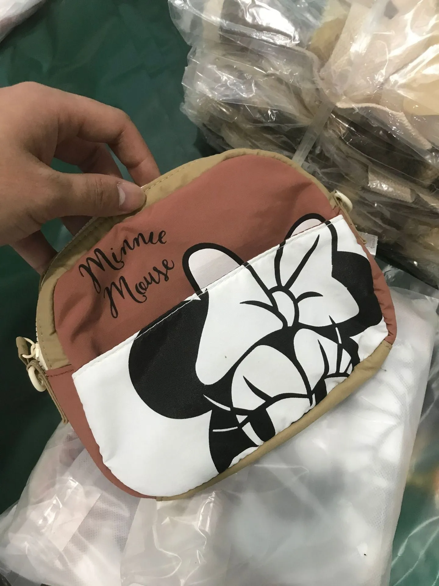 Women's Material Cartoon Cute Minnie Headdress Personalized Bags