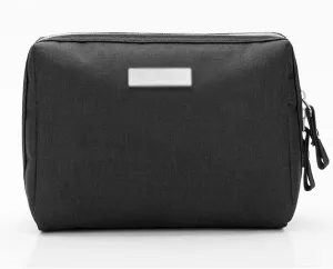 Women's Portable Cosmetic Bag Hold in Hand Mini Beauty Makeup Storage Bag Handbag Travel Toiletry Organizer (Color : D, Size : 1) (Gray 1)
