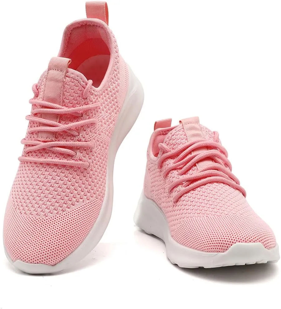 Women's Walking Shoes Tennis Sneakers Casual Lace Up Lightweight Running Shoes Slip On Gym Out Workout Shoes