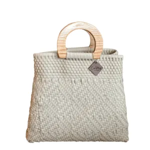 Wooden Handle Tote - Valladolid