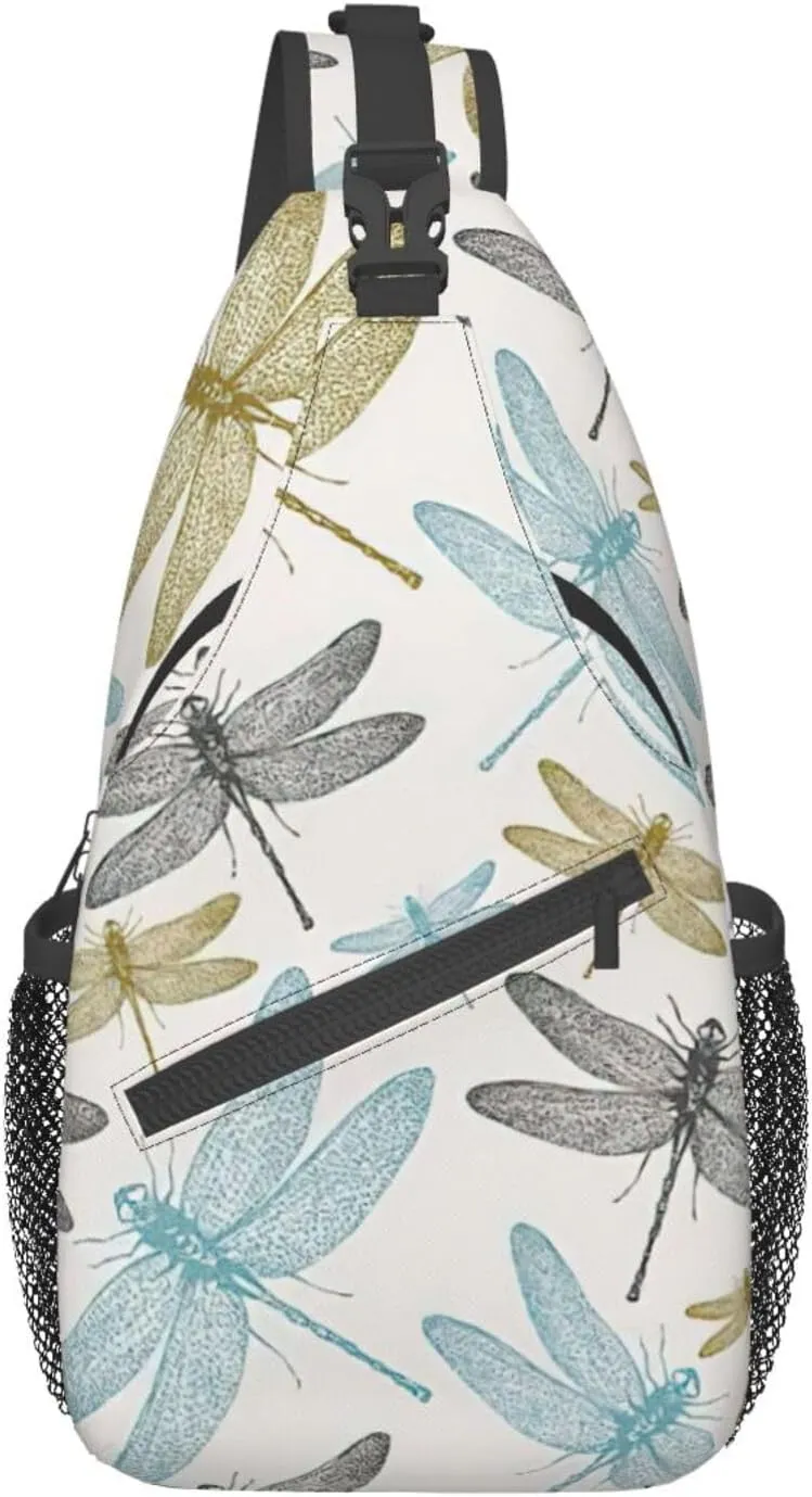 WURTON Star Constellation Map Print Crossbody Sling Backpack Sling Bag Travel Hiking Chest Bag Daypack